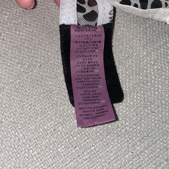 Sophie & Me Adorable Cow Print Balconette Bra 34C - Picture 10 of 10